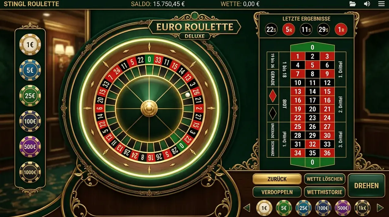 Tischspiele & Video Poker im Crazy Luck